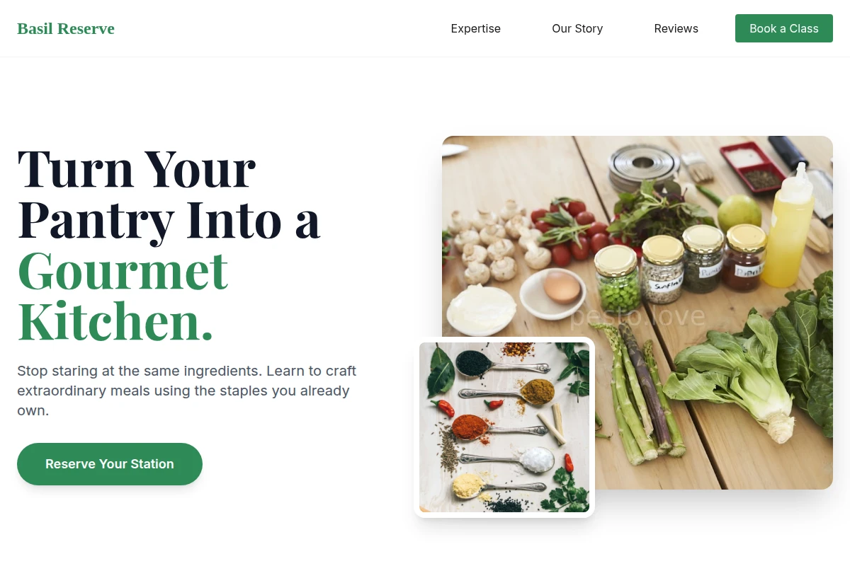 Pantry Cooking Class