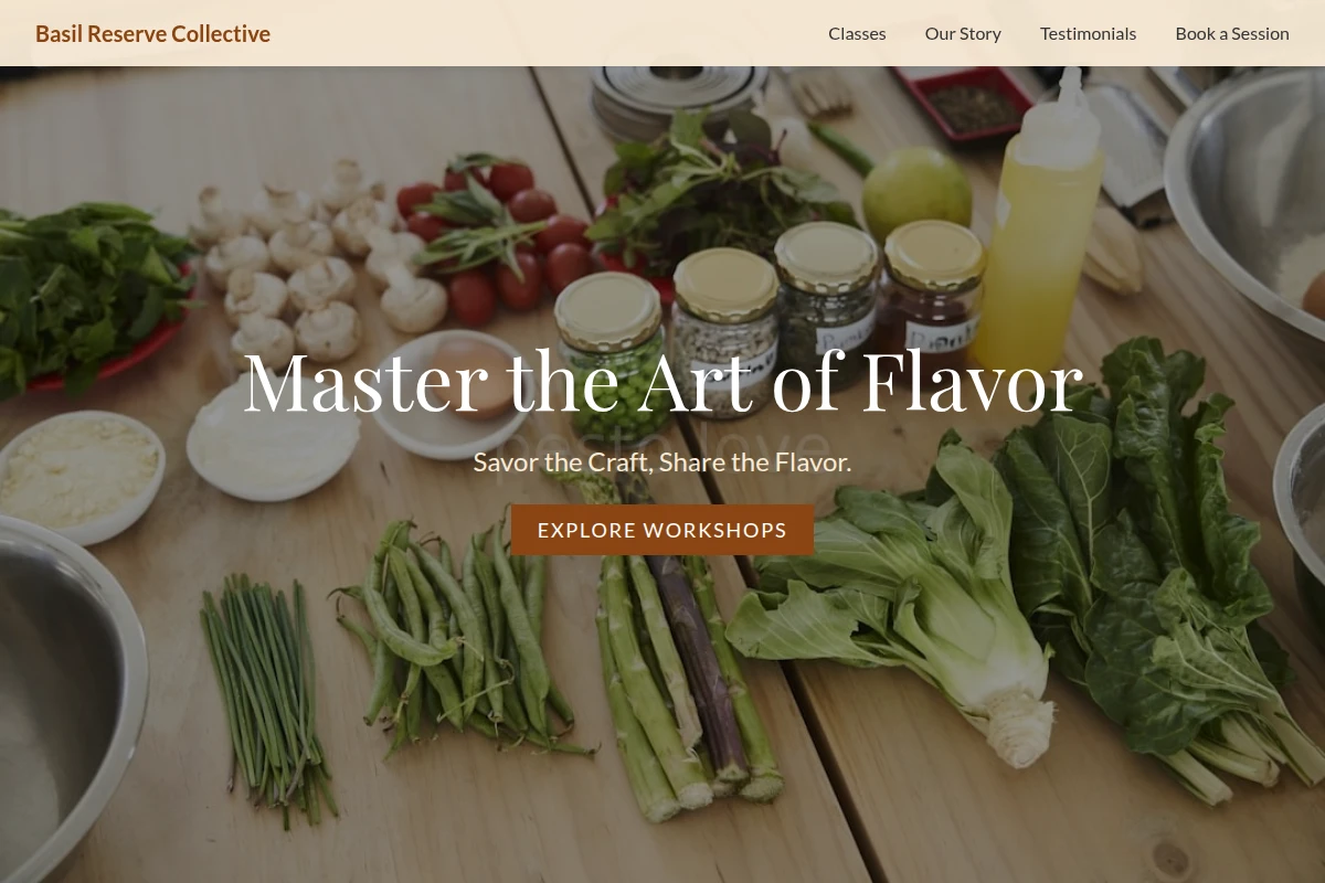 Flavor Cooking Class
