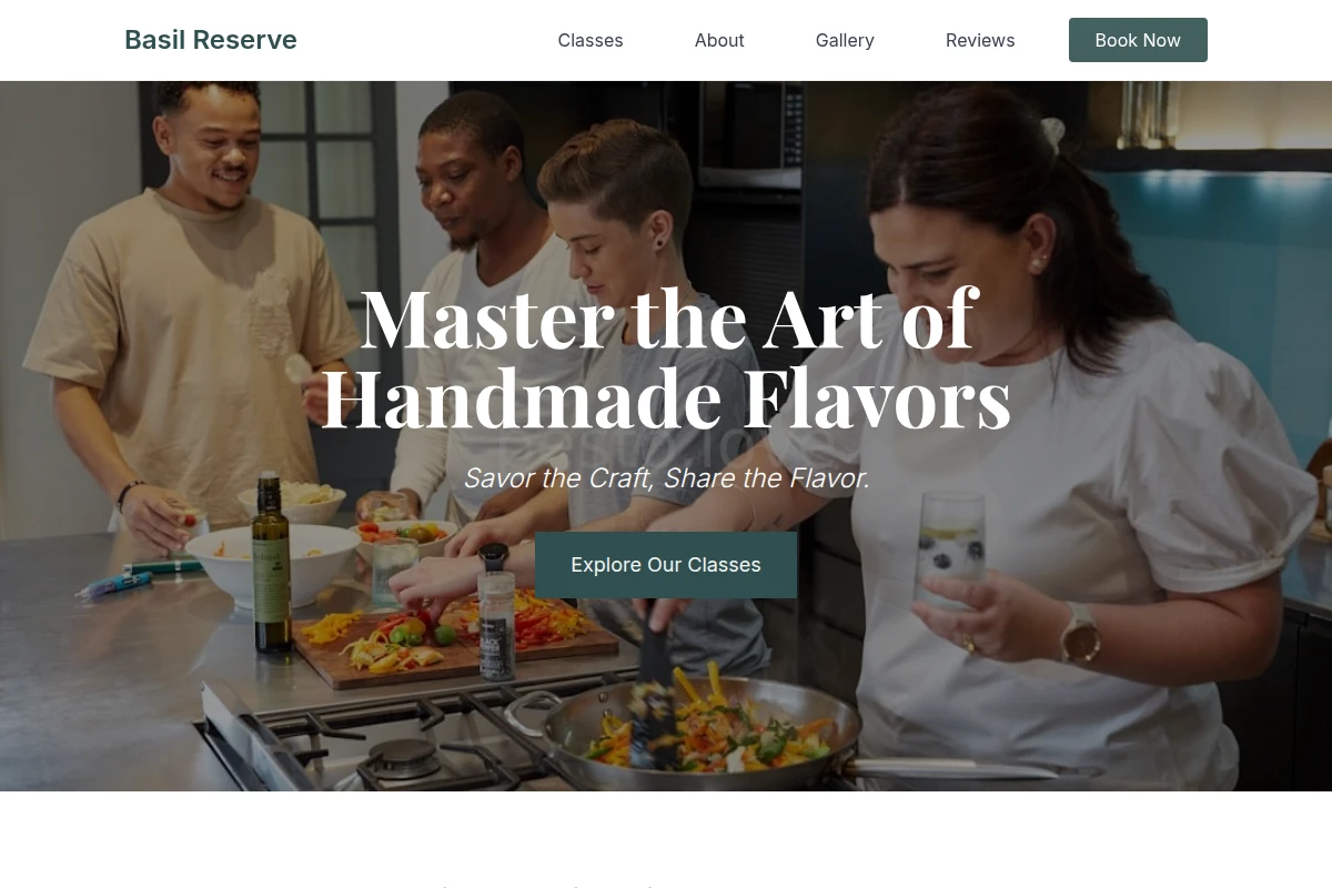 Handmade Cooking Class