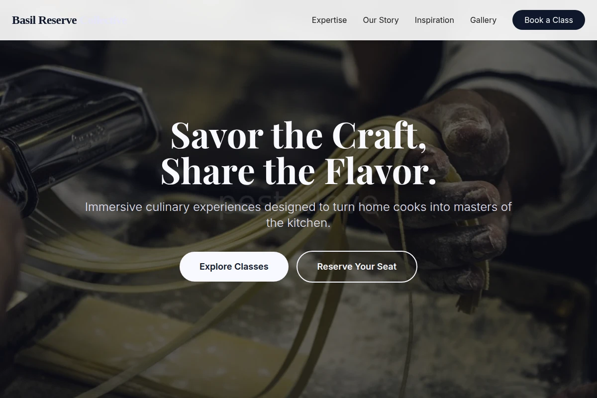 Flavor Cooking Class