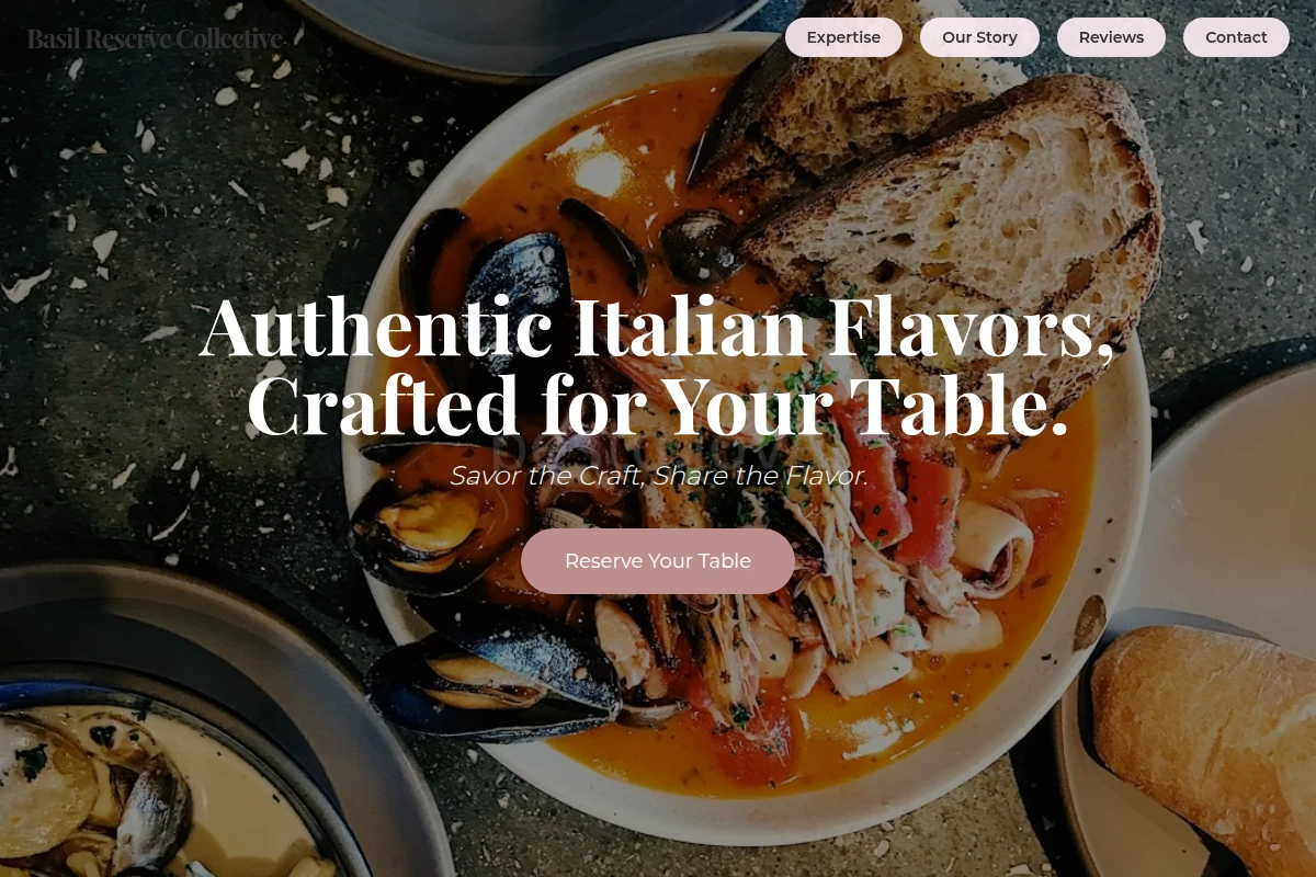 Mortar Italian Food