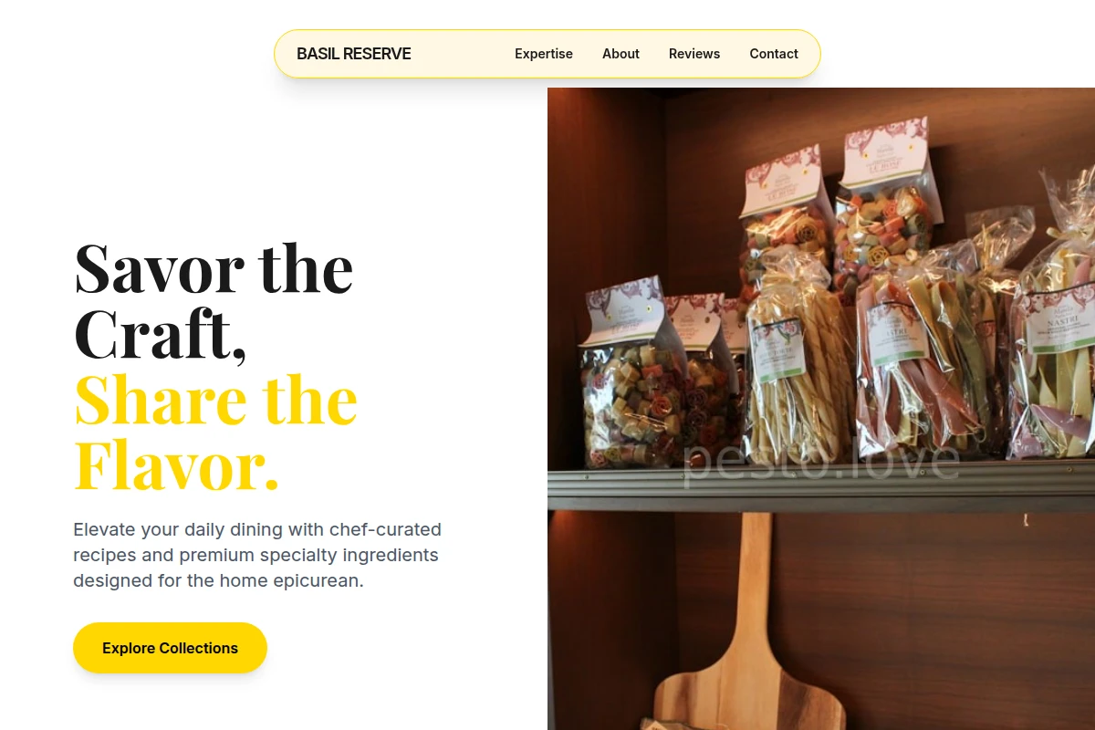 Recipe Specialty Food
